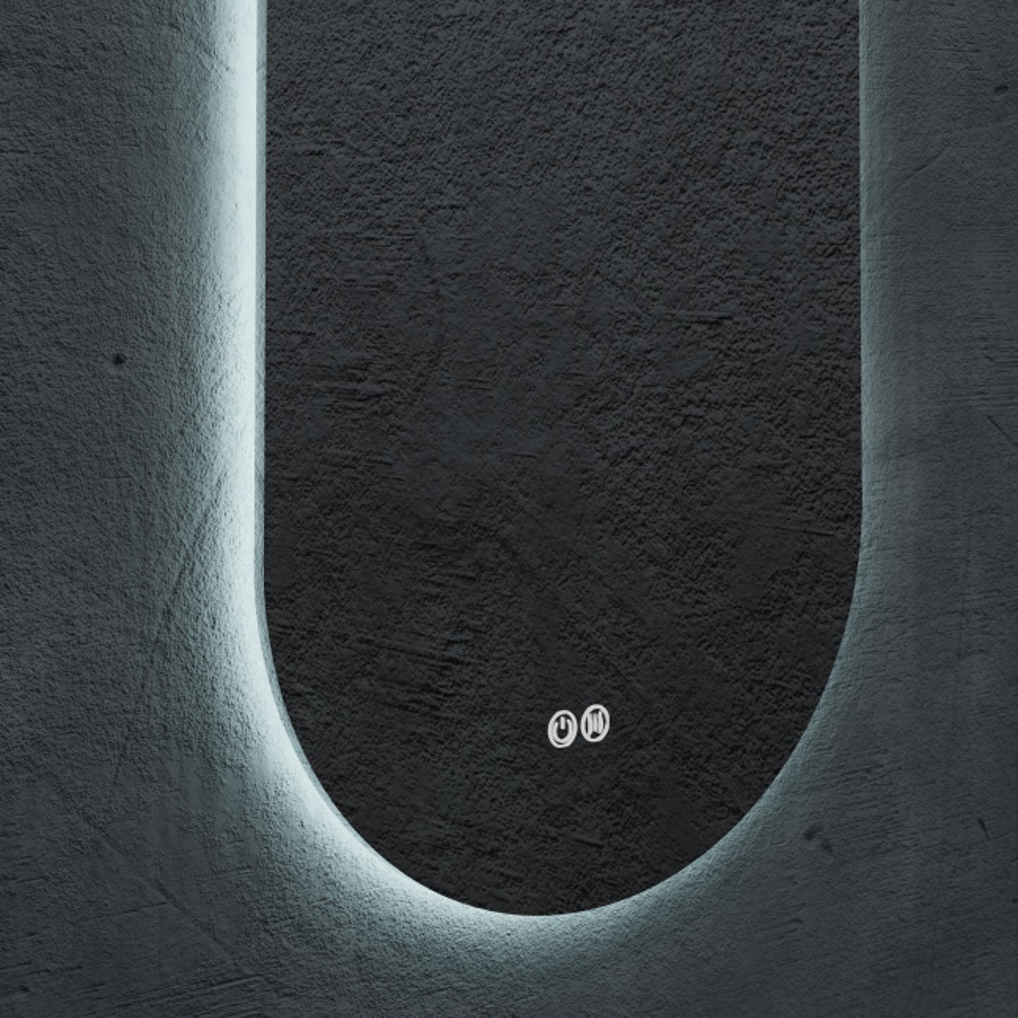 Orvis Frameless Oval LED Bathroom Mirror Mirror Lumixe