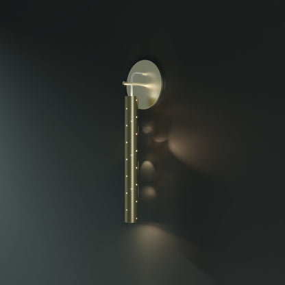 Rain Drop Wall Light Wall Light ILANEL Brushed Champagne Round