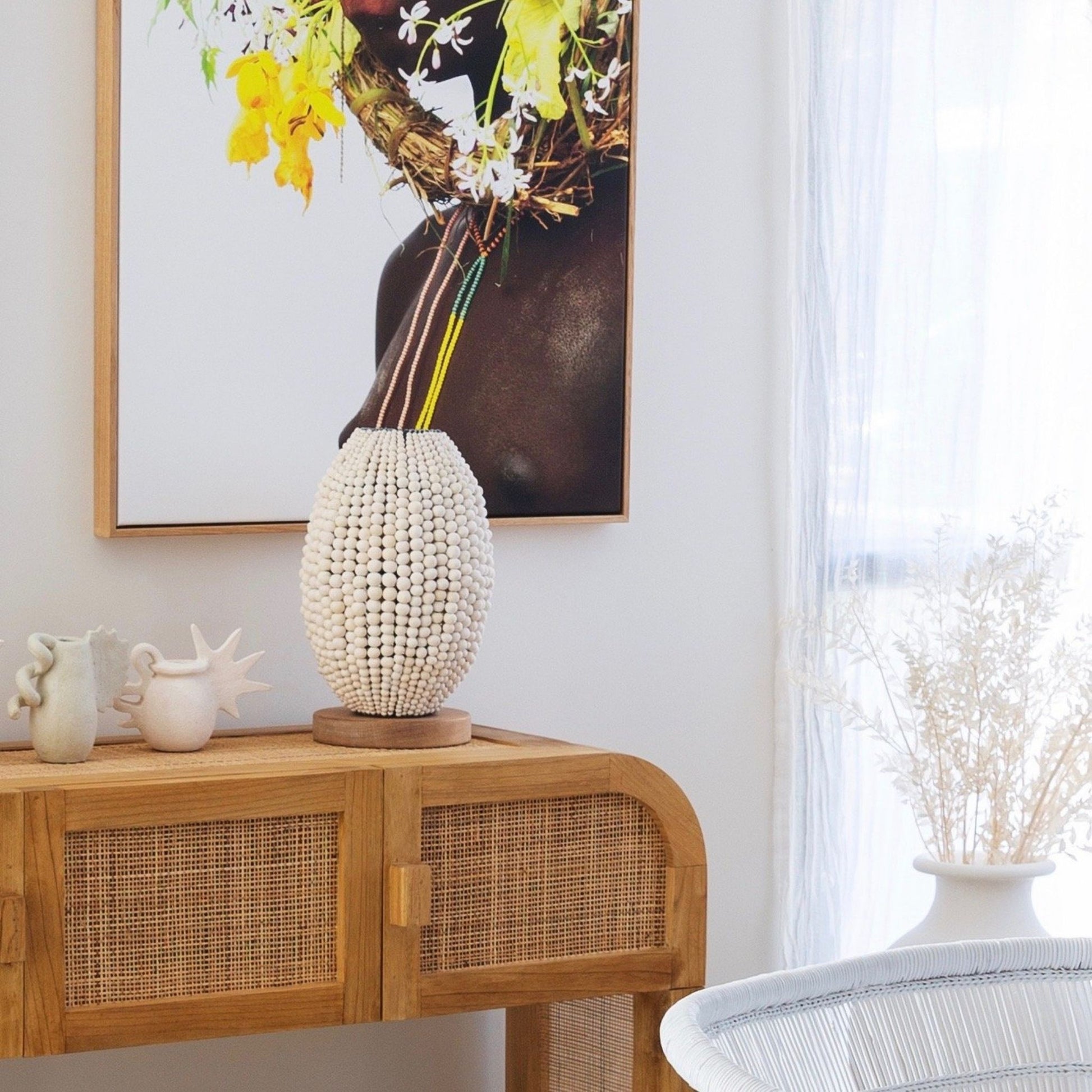 Barrel Handmade Clay Table Lamp Table Lamp Klaylife