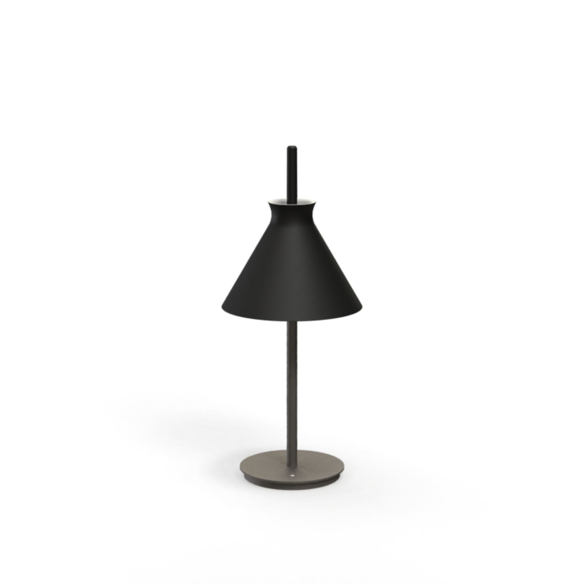 Totana Handmade Clay Table Lamp Table Lamp Klaylife Matte Black