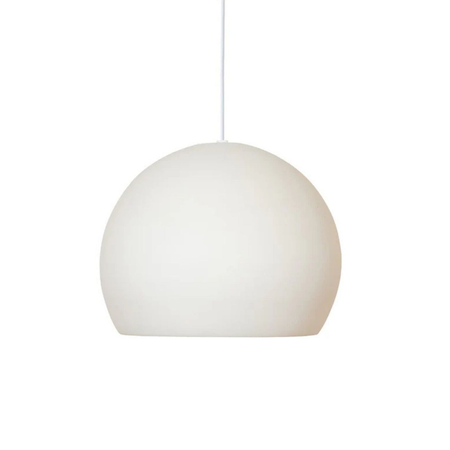 RoundUp Traditional Clay Pendant Light Pendant Light Klaylife Matte White Small