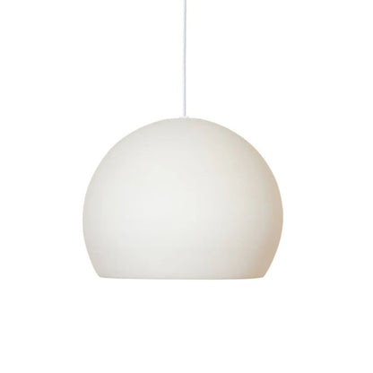 RoundUp Traditional Clay Pendant Light Pendant Light Klaylife Matte White Small