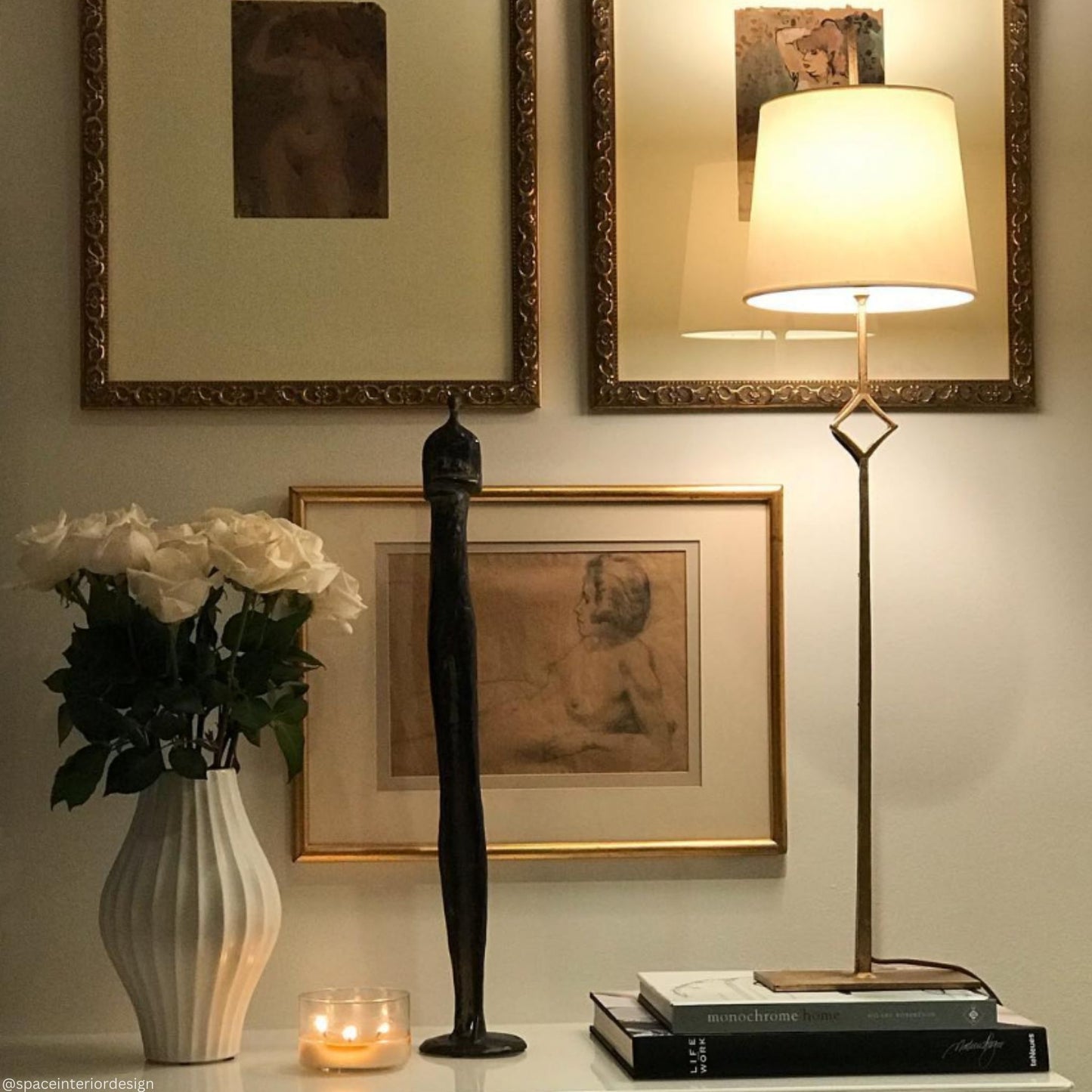 Studio VC Cranston Buffet Table Lamp - Aged Iron Table Lamp Bloomingdales Lighting   