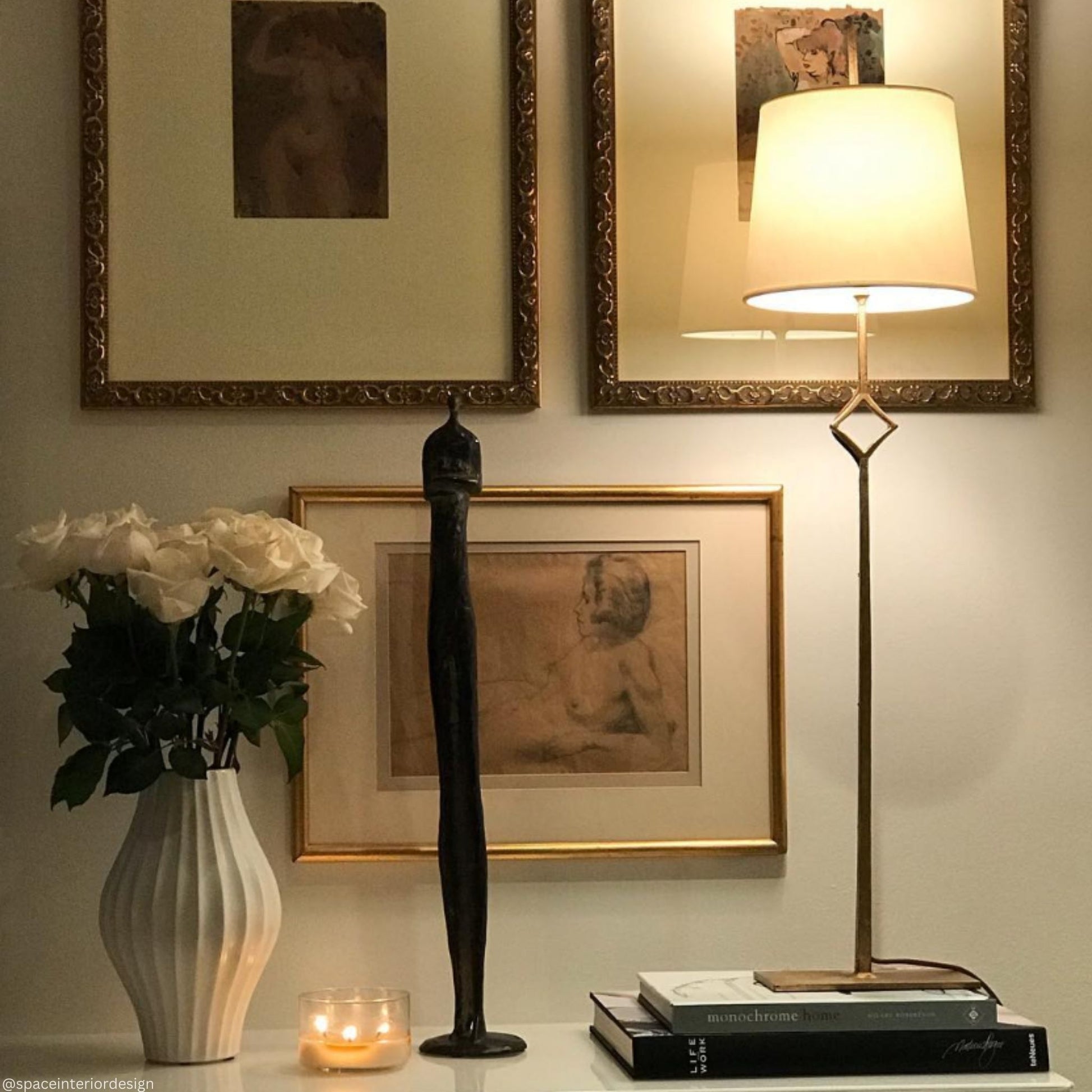 Studio VC Cranston Buffet Table Lamp - Aged Iron Table Lamp Bloomingdales Lighting   