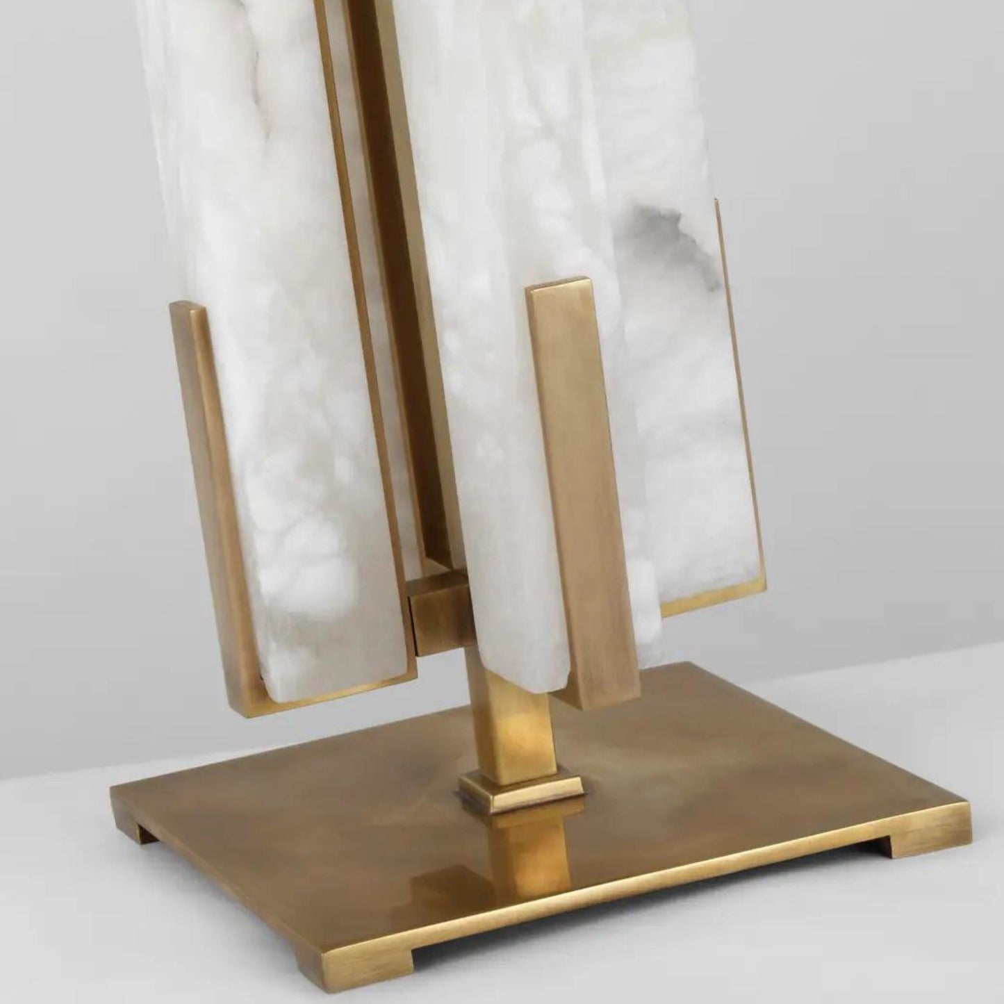 Ian K. Fowler Malik Large Alabaster Table Lamp - Brass Table Lamp Bloomingdales Lighting   
