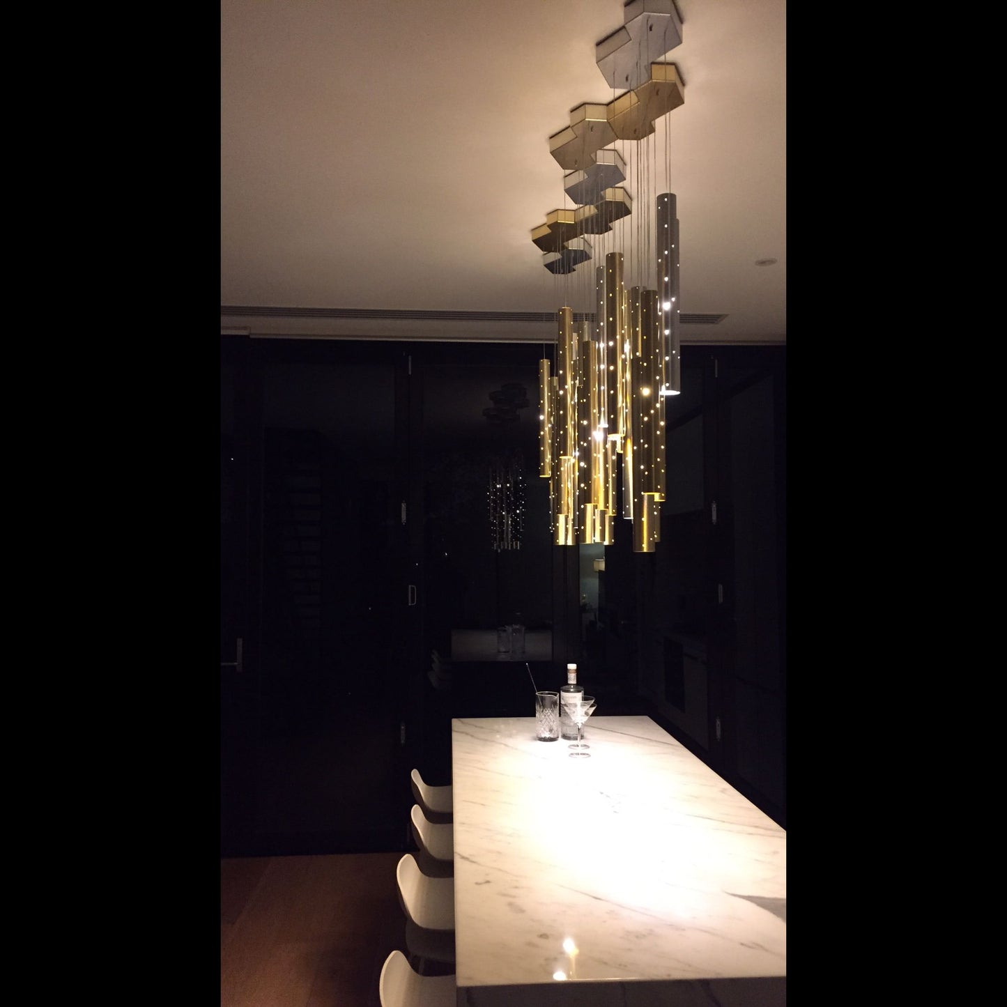 Heavy Rain Multi Drop Pendant Light Pendant Light ILANEL