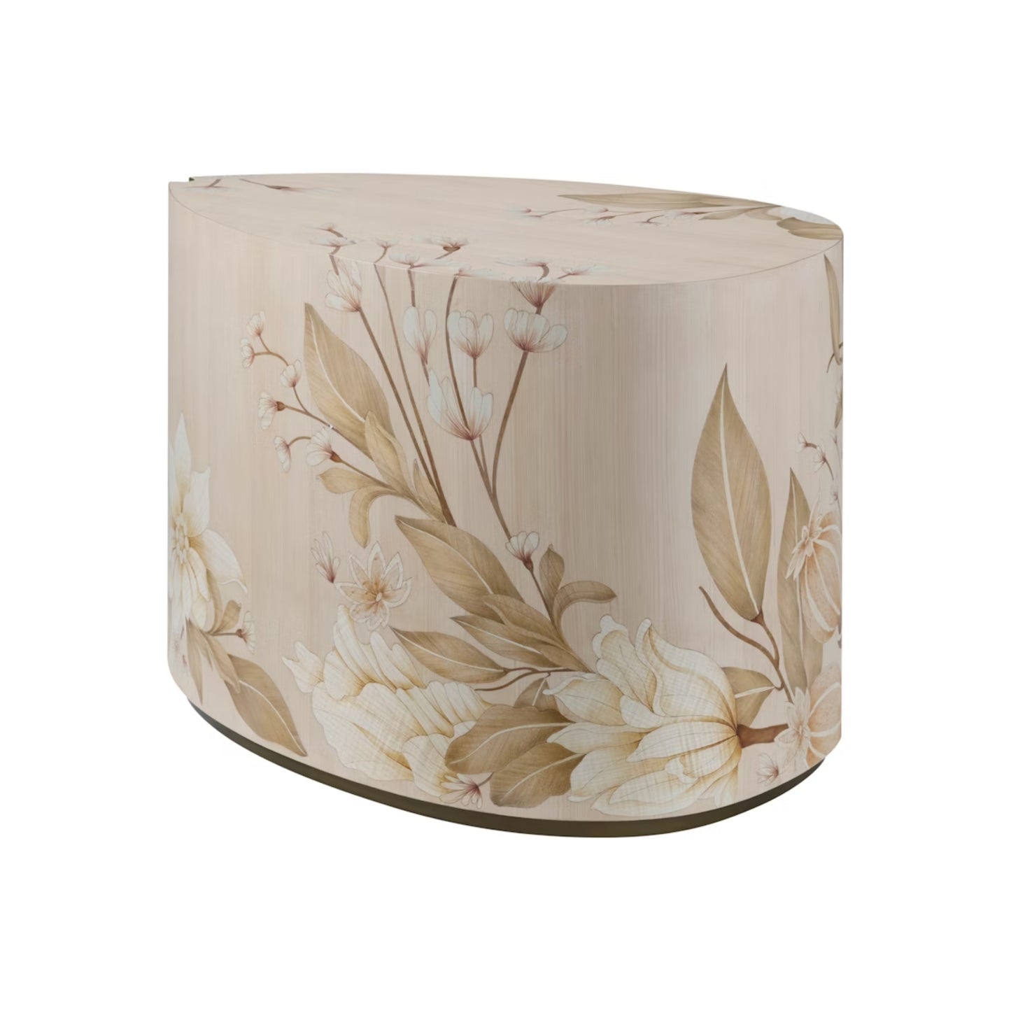 Theodore Alexander Bouquet Droplet Side Table - Buttercream Side Table Bloomingdales