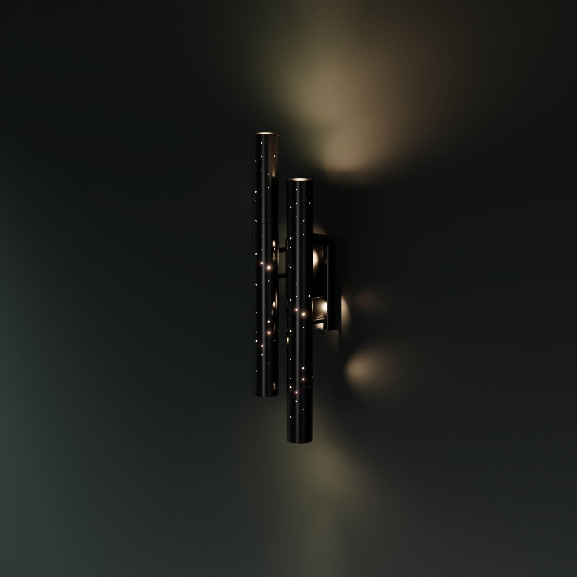 Stardust Double Fluted Wall Light Wall Light ILANEL
