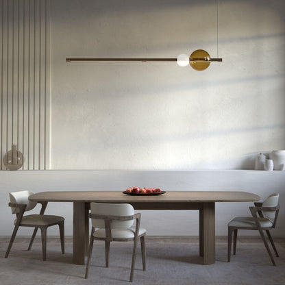 Comet Linear Tube Pendant Light Pendant Light ILANEL