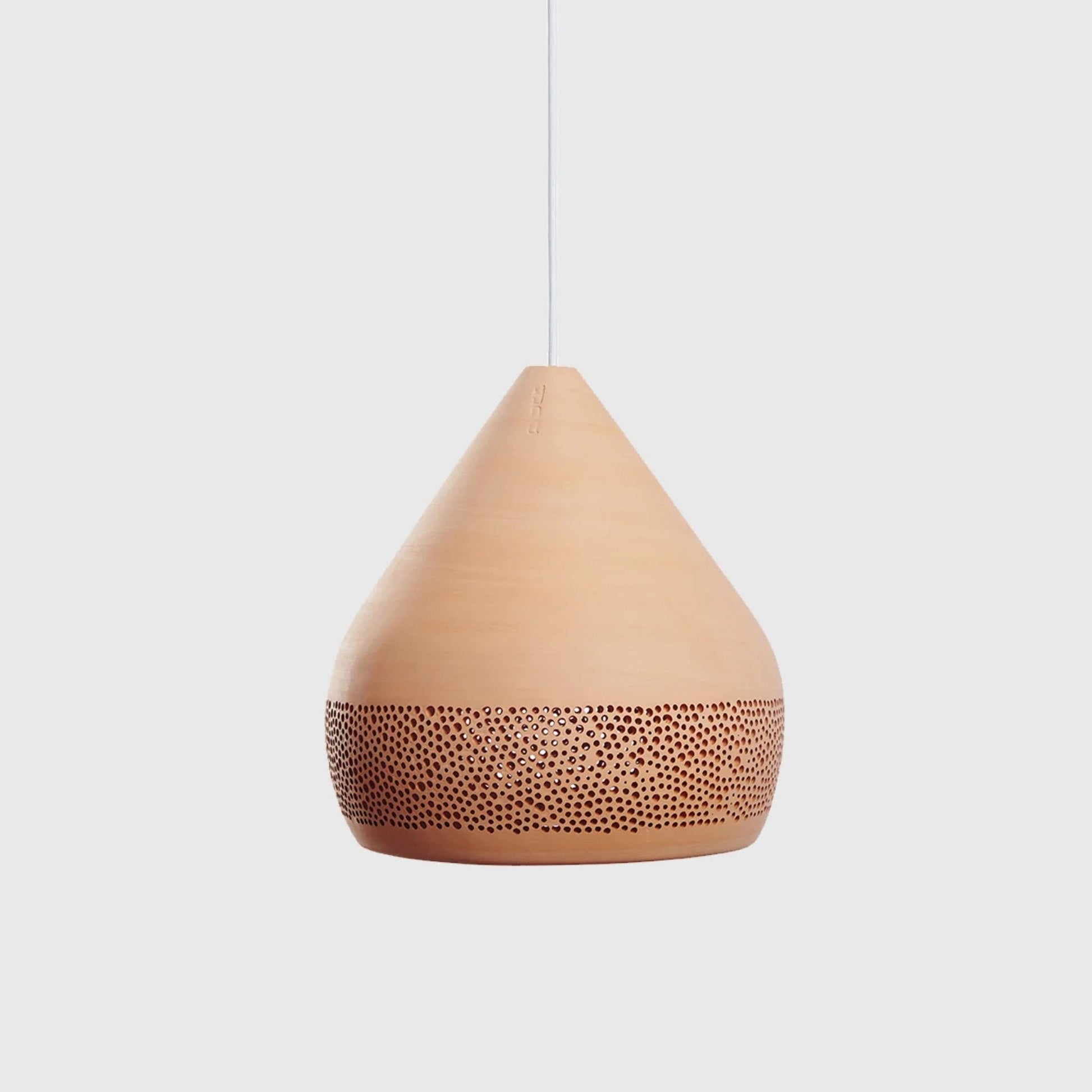 SpongeOh Handmade Clay Pendant Light Pendant Light Klaylife Terracotta Medium