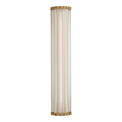Chapman & Myers Kean 28" Glass Wall Sconce - Antique-Burnished Brass Wall Light Bloomingdales Lighting