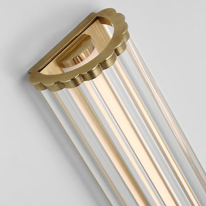 Chapman & Myers Kean 28" Glass Wall Sconce - Antique-Burnished Brass Wall Light Bloomingdales Lighting