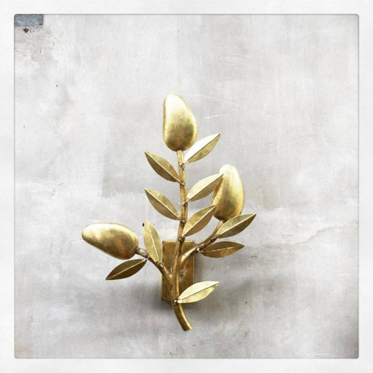 Mango Tree Brass Wall Sconce Wall Light Gypset Cargo