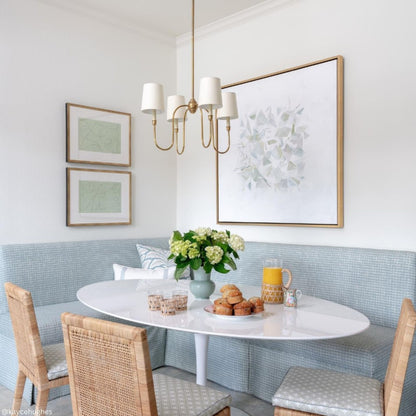 Thomas O'Brien Vendome Small Chandelier - Brass Pendant Light Bloomingdales Lighting   