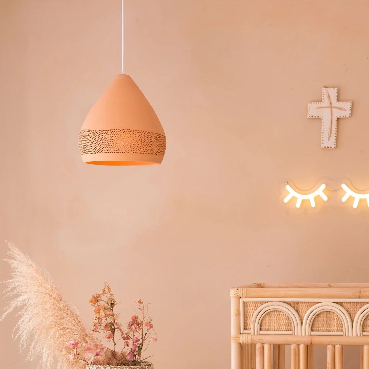 SpongeOh Handmade Clay Pendant Light Pendant Light Klaylife