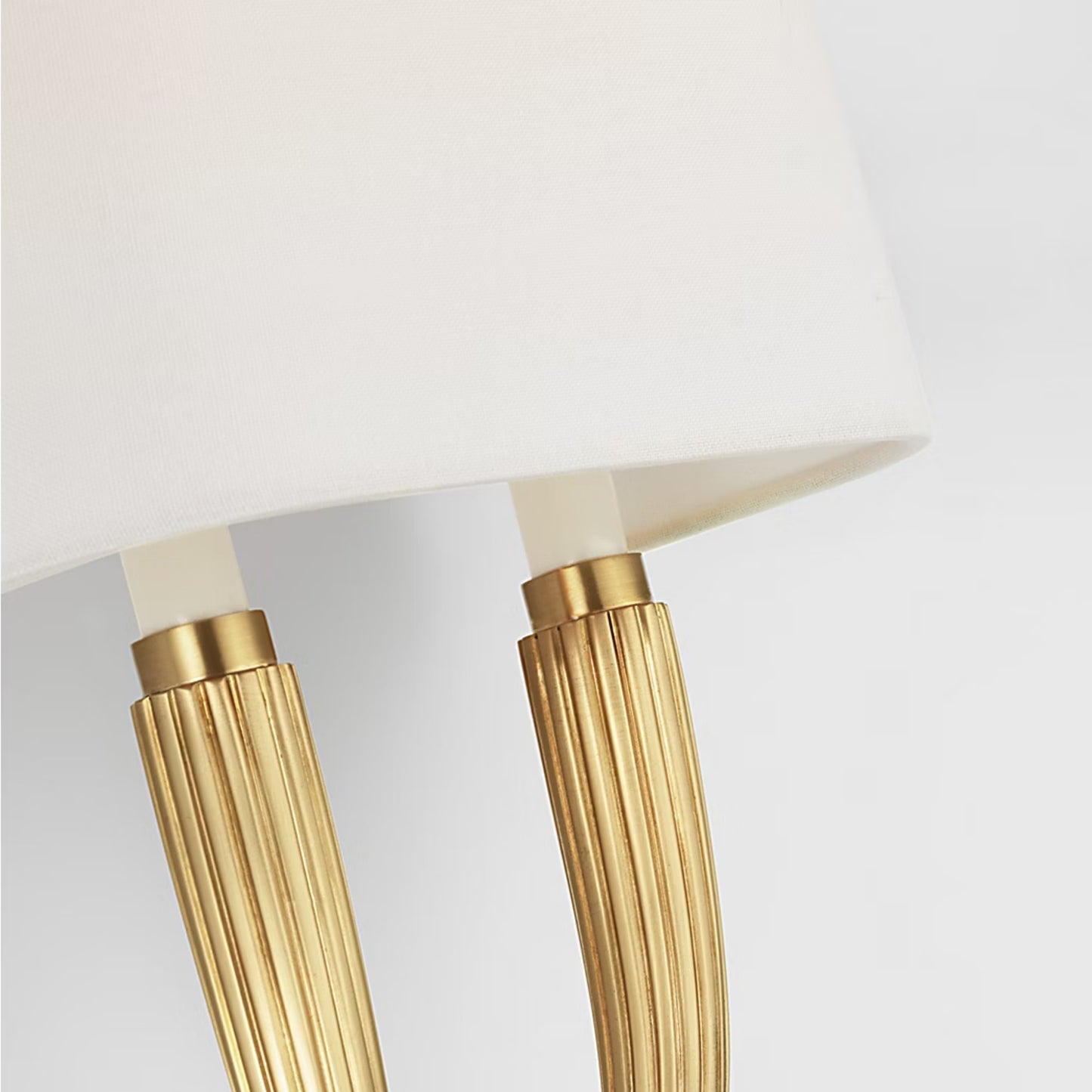 Chapman & Myers Ruhlmann Double Linen Wall Sconce - Brass Wall Light Bloomingdales Lighting