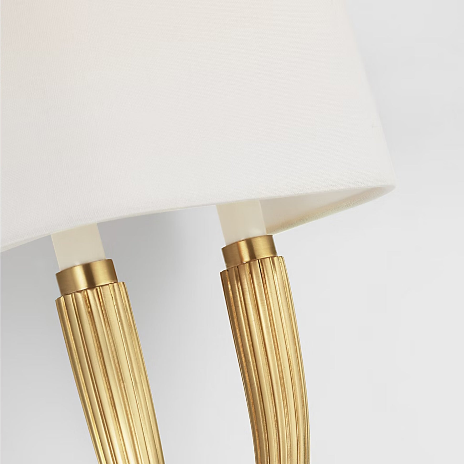Chapman & Myers Ruhlmann Double Linen Wall Sconce - Brass Wall Light Bloomingdales Lighting