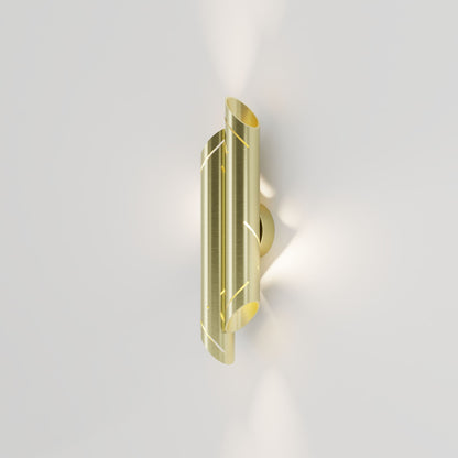 Black Rain Wall Light Wall Light ILANEL Brushed Gold