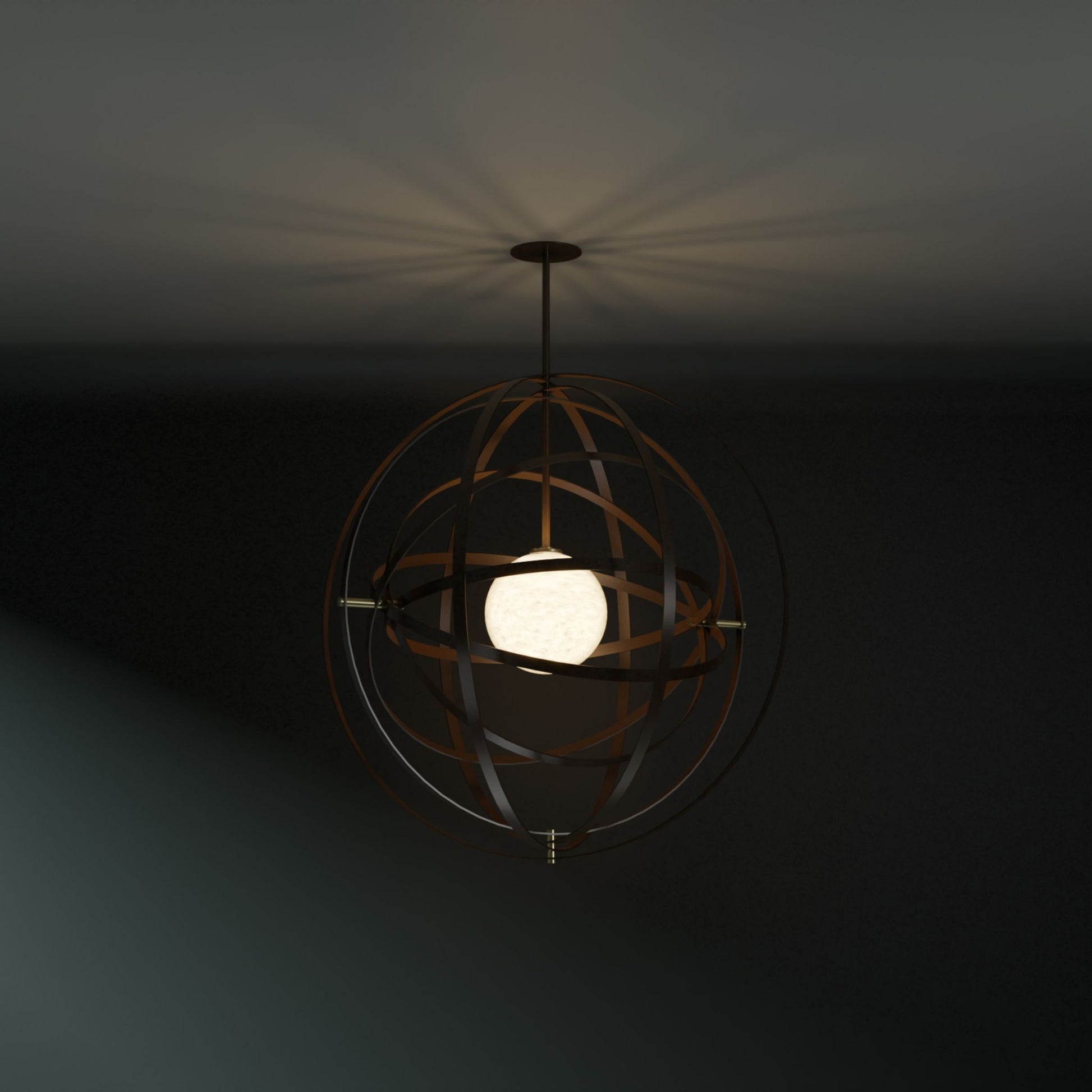Atlas Hand Blown Glass Pendant Light Pendant Light ILANEL