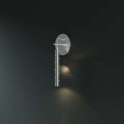 Rain Drop Wall Light Wall Light ILANEL Brushed Silver Round