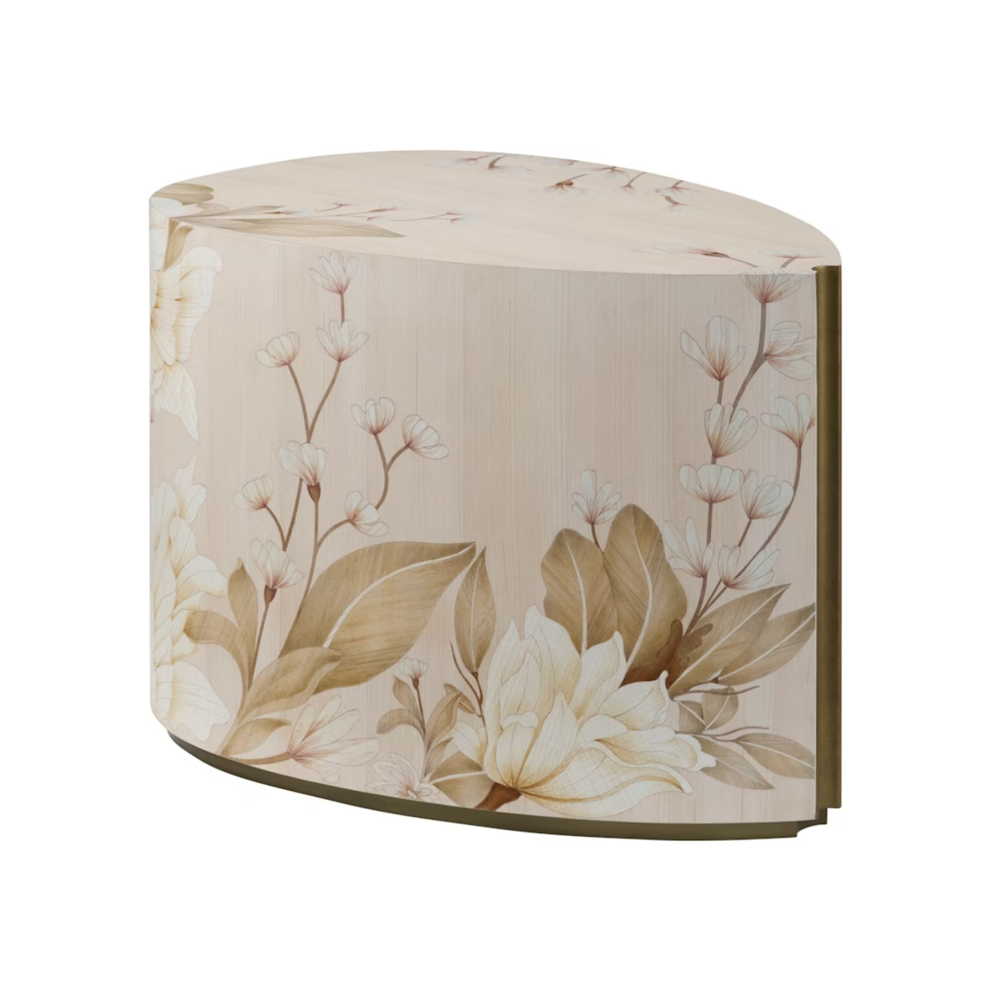 Theodore Alexander Bouquet Droplet Side Table - Buttercream Side Table Bloomingdales
