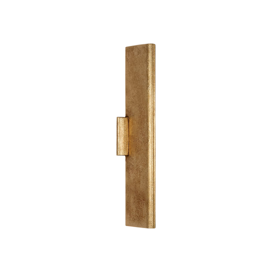 Kelly Wearstler Lotura 21" Cast Metal Wall Sconce - Museum Gild Wall Light Bloomingdales Lighting Museum Gild
