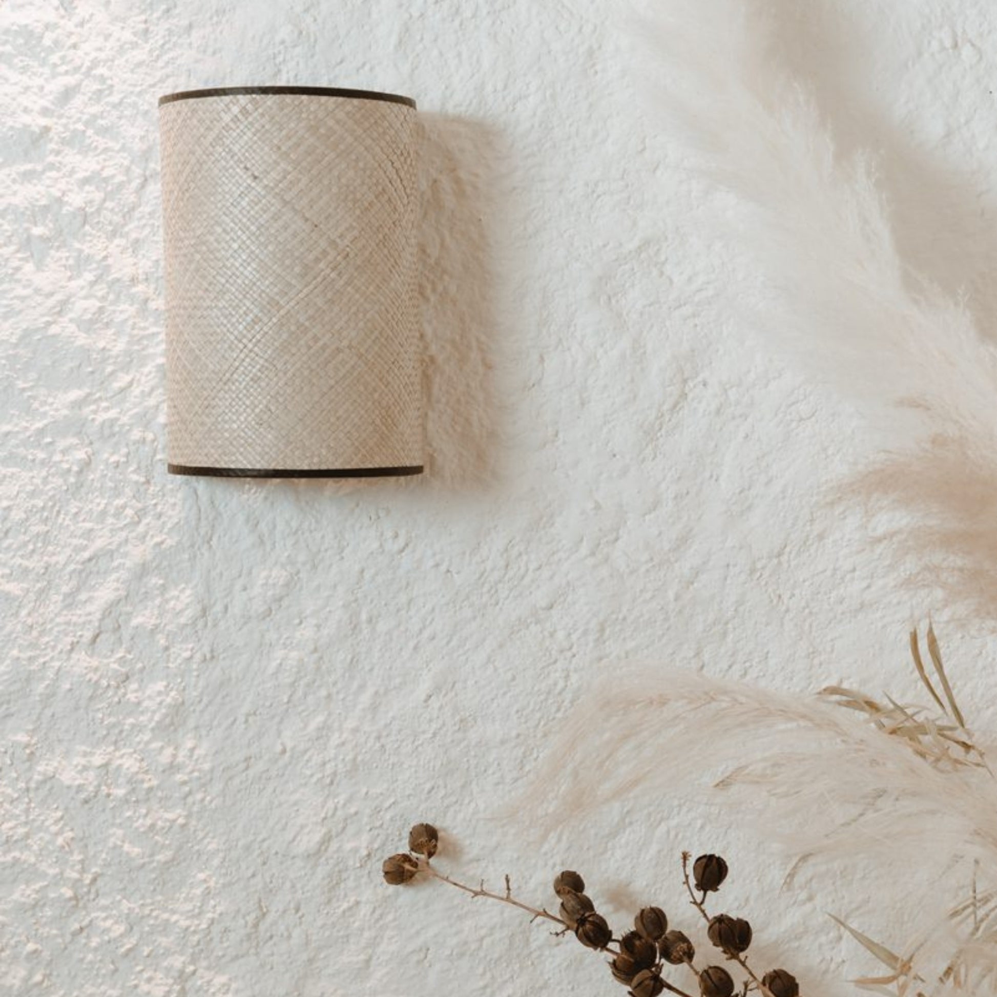 Mariupol Tikar Weave Wall Sconce Wall Light Gypset Cargo