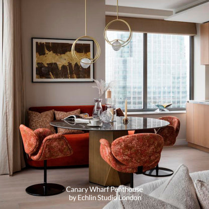 Esperia Pulsar Single Pendant Light - Burnished Brass Pendant Light Bloomingdales Lighting