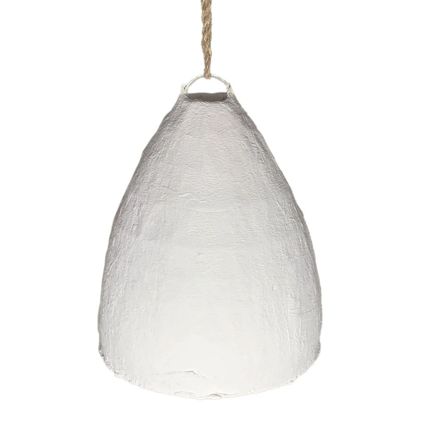 Kamia Small Coconut Drum Pendant Light Pendant Light Bisque Interiors