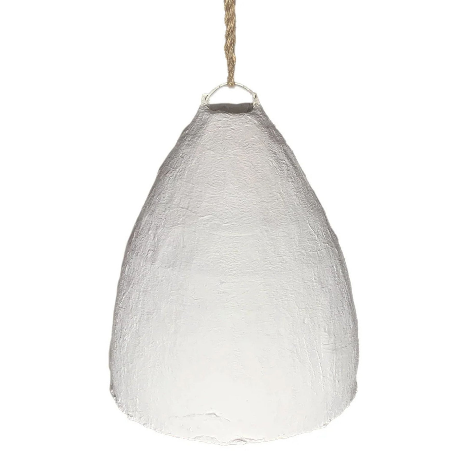 Kamia Small Coconut Drum Pendant Light Pendant Light Bisque Interiors