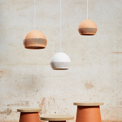 SpongeRo Handmade Clay Pendant Light Pendant Light Klaylife