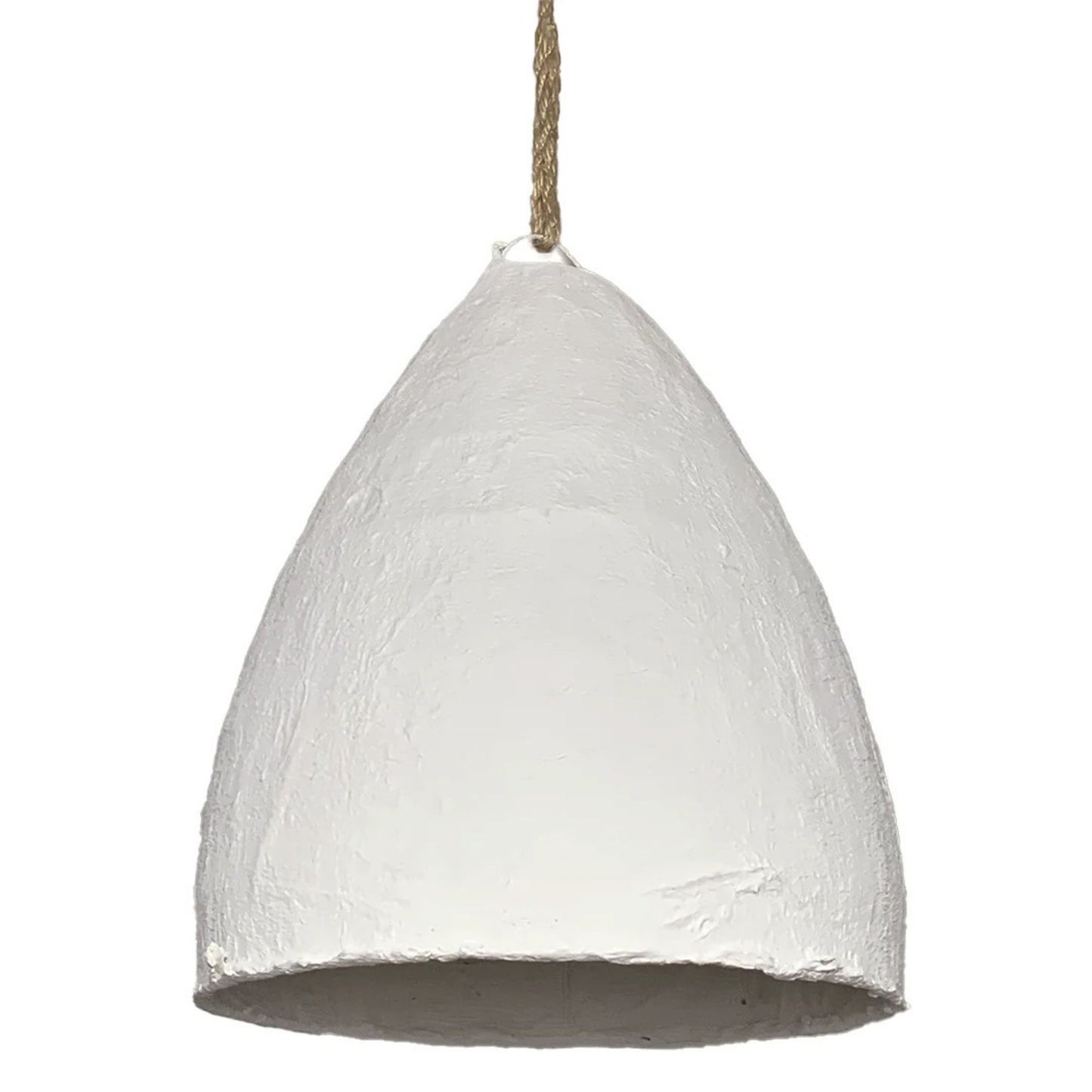 Kamia Small Coconut Drum Pendant Light Pendant Light Bisque Interiors
