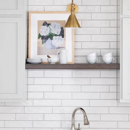 E.F. Chapman Boston Double Library Wall Light - Brass Wall Light Bloomingdales Lighting