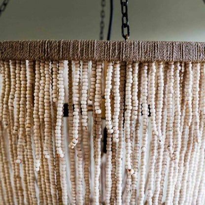 Mauritius Natural Bead Chandelier Chandelier Gypset Cargo