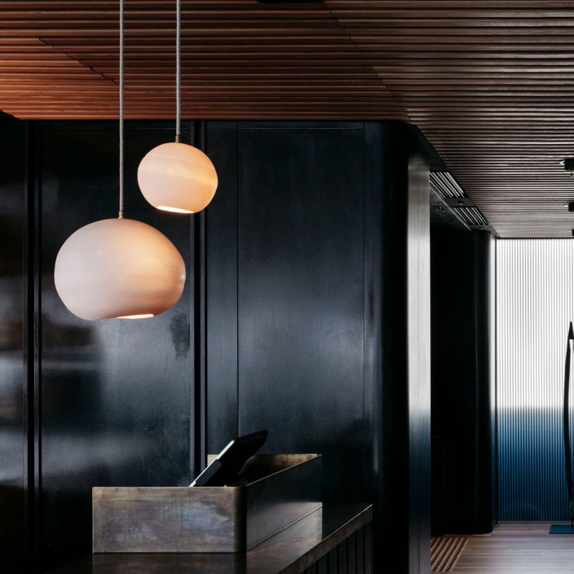 Orb Large Ceramic Pendant Light Pendant Light Studio Enti