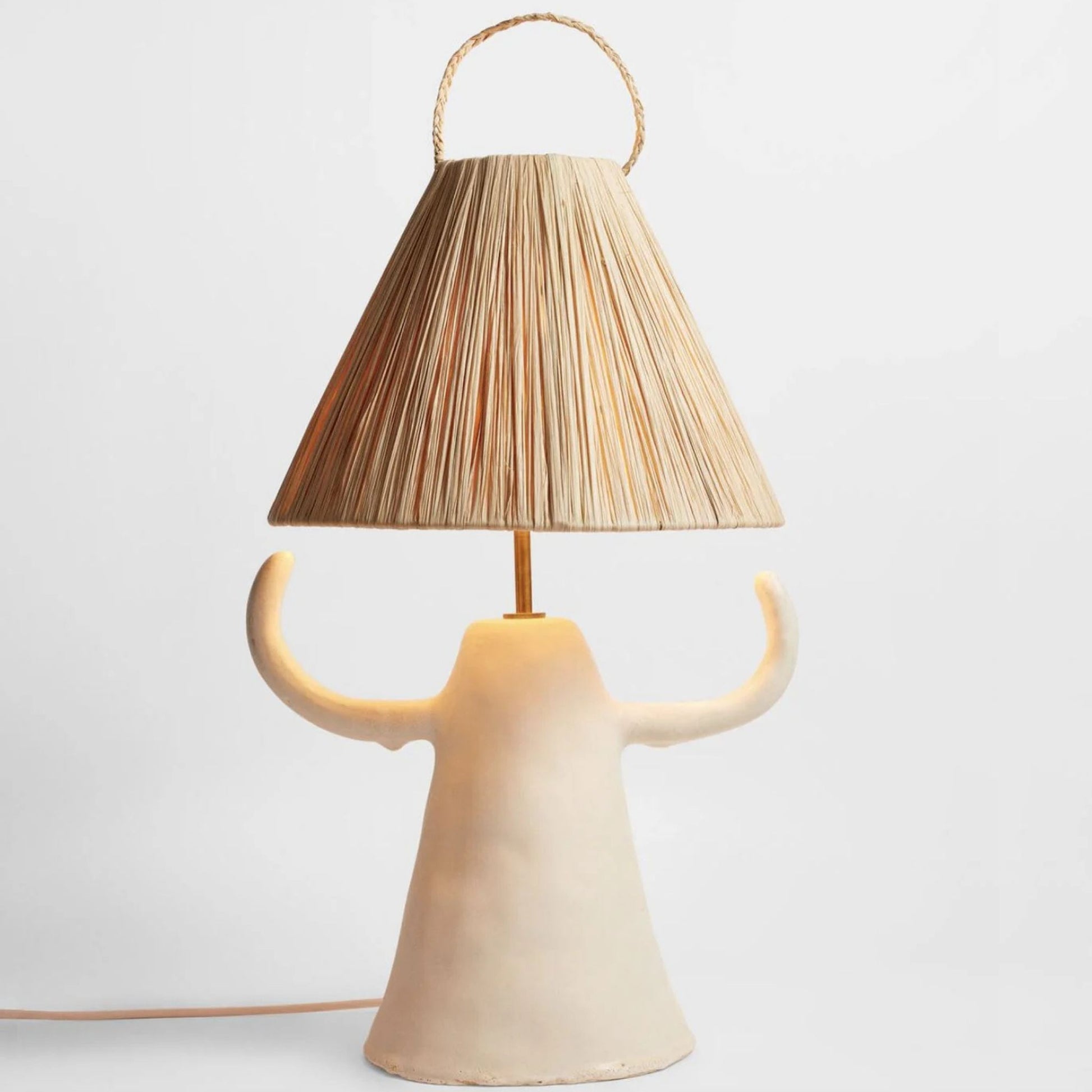 Dona Handmade Clay Table Lamp Table Lamp Klaylife