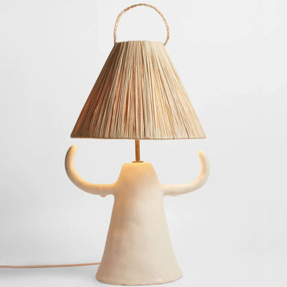 Dona Handmade Clay Table Lamp Table Lamp Klaylife