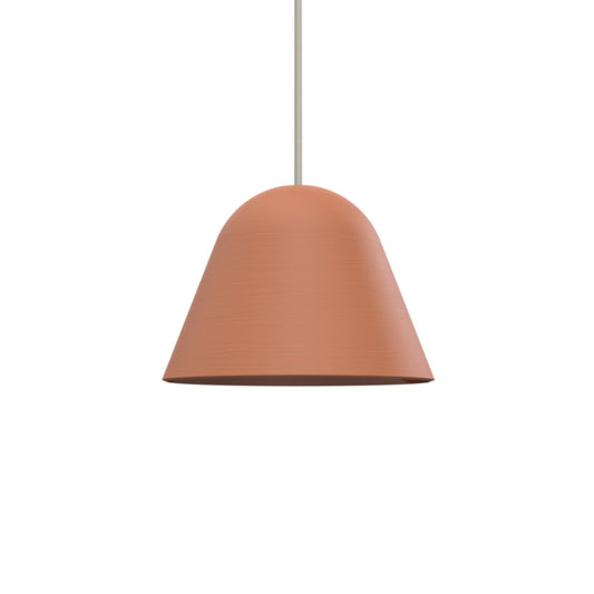 Okina Single Suspension Clay Pendant Light Pendant Light Klaylife Dark Terracotta