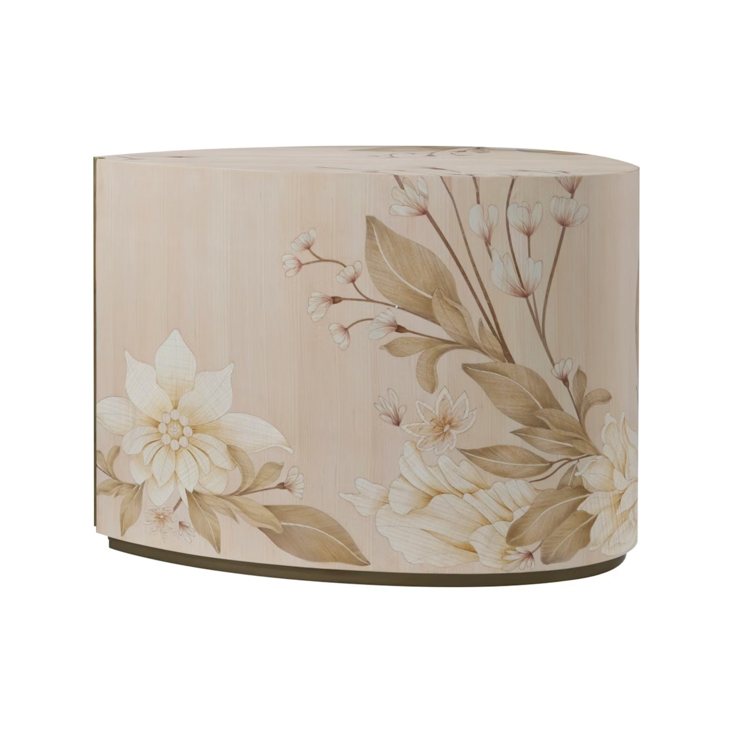 Theodore Alexander Bouquet Droplet Side Table - Buttercream Side Table Bloomingdales