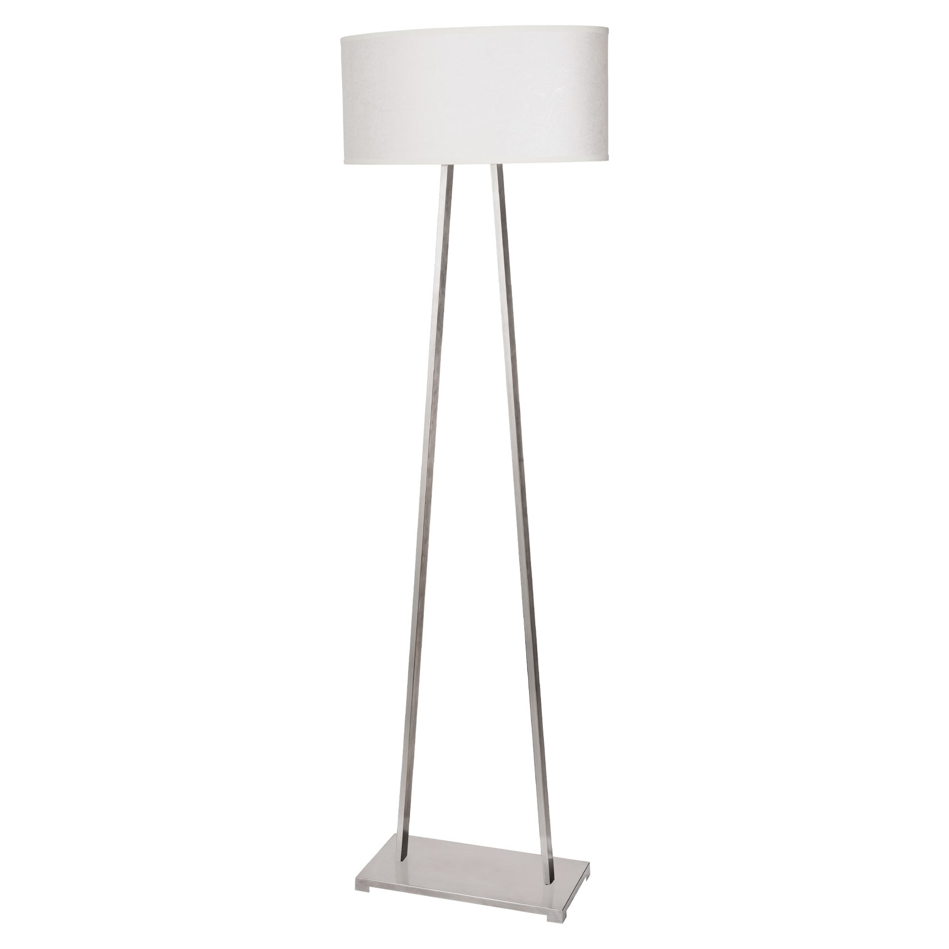 A-Frame Floor Lamp - Brushed Nickel Floor Lamp Bloomingdales Lighting   