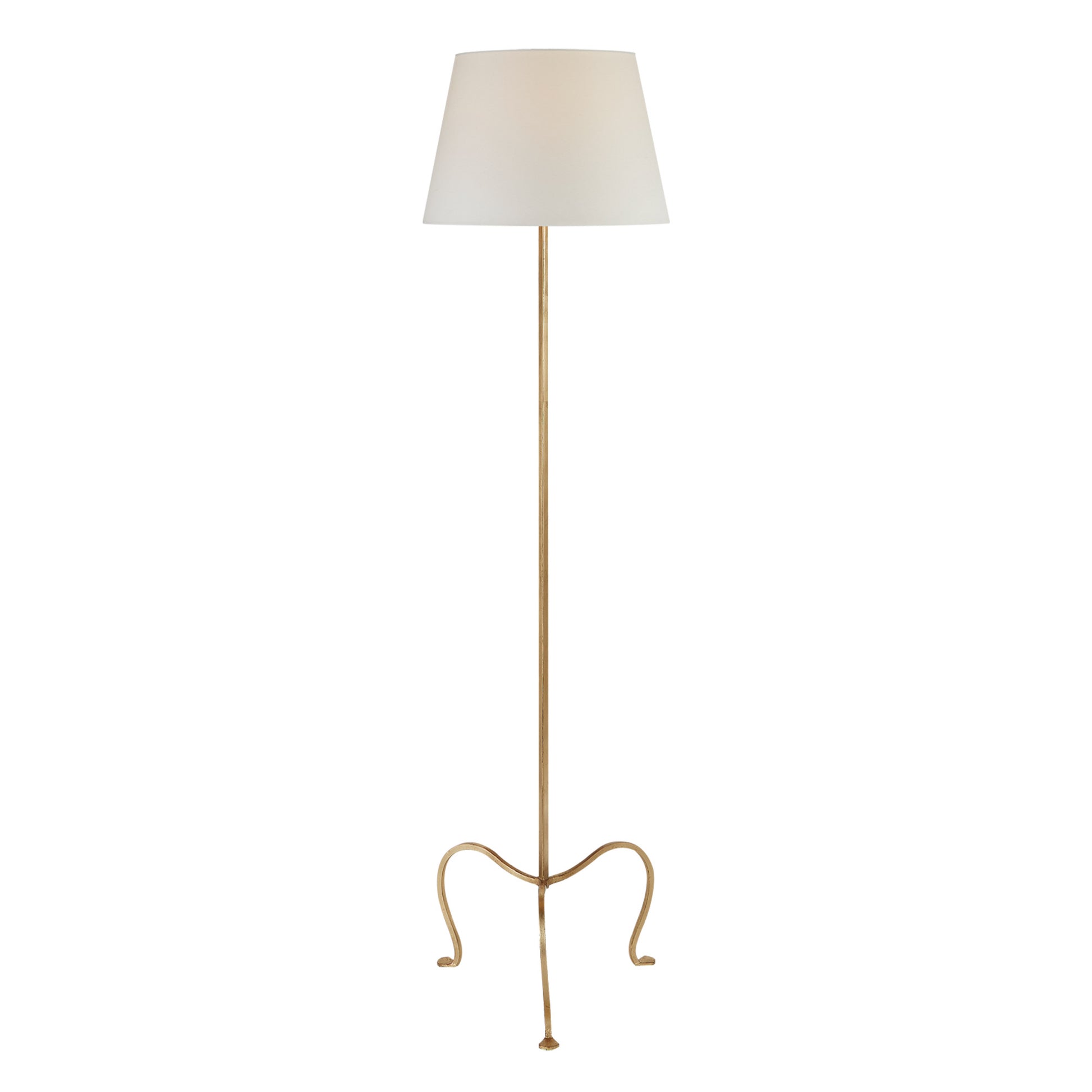 J. Randall Powers Albert Petite Tri-Leg Floor Lamp - Aged Iron Floor Lamp Bloomingdales Lighting Gilded Iron  