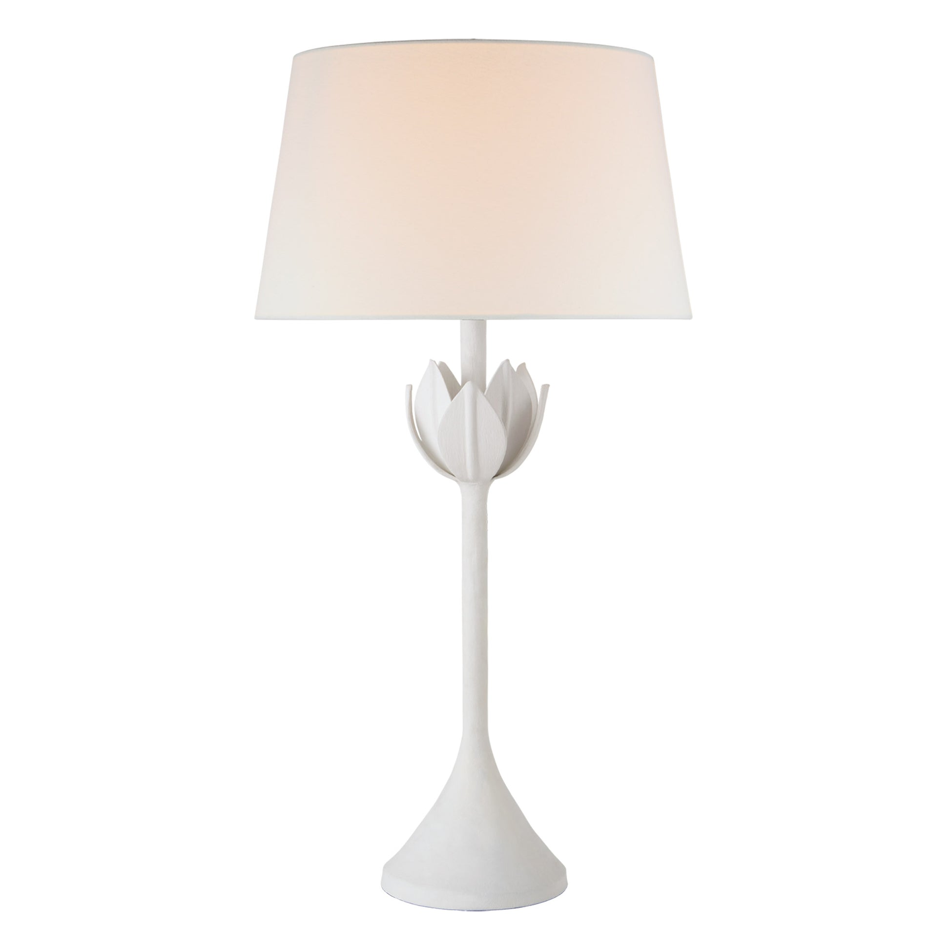 Julie Neill Alberto Large Plaster White Leaf Table Lamp Table Lamp Bloomingdales Lighting Plaster White  