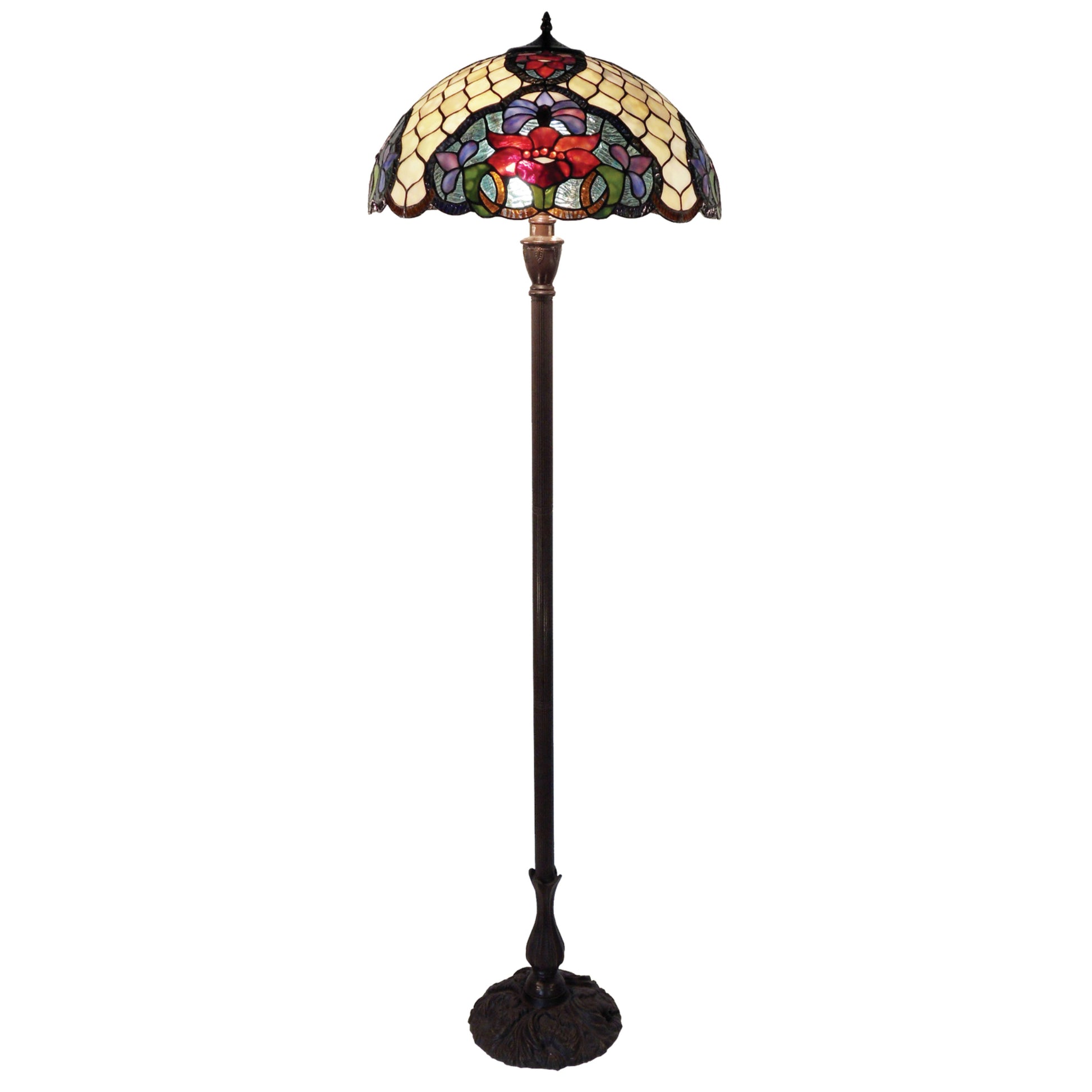 Alicia Stained Glass Floor Lamp Floor Lamp G&G Bros