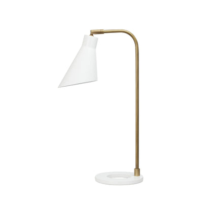 Amalfi Black Metal Table Lamp - Brass Table Lamp Bloomingdales Lighting White  