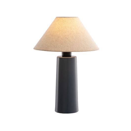 Amaya Ceramic Table Lamp - Navy Blue Table Lamp Mayfield Lighting