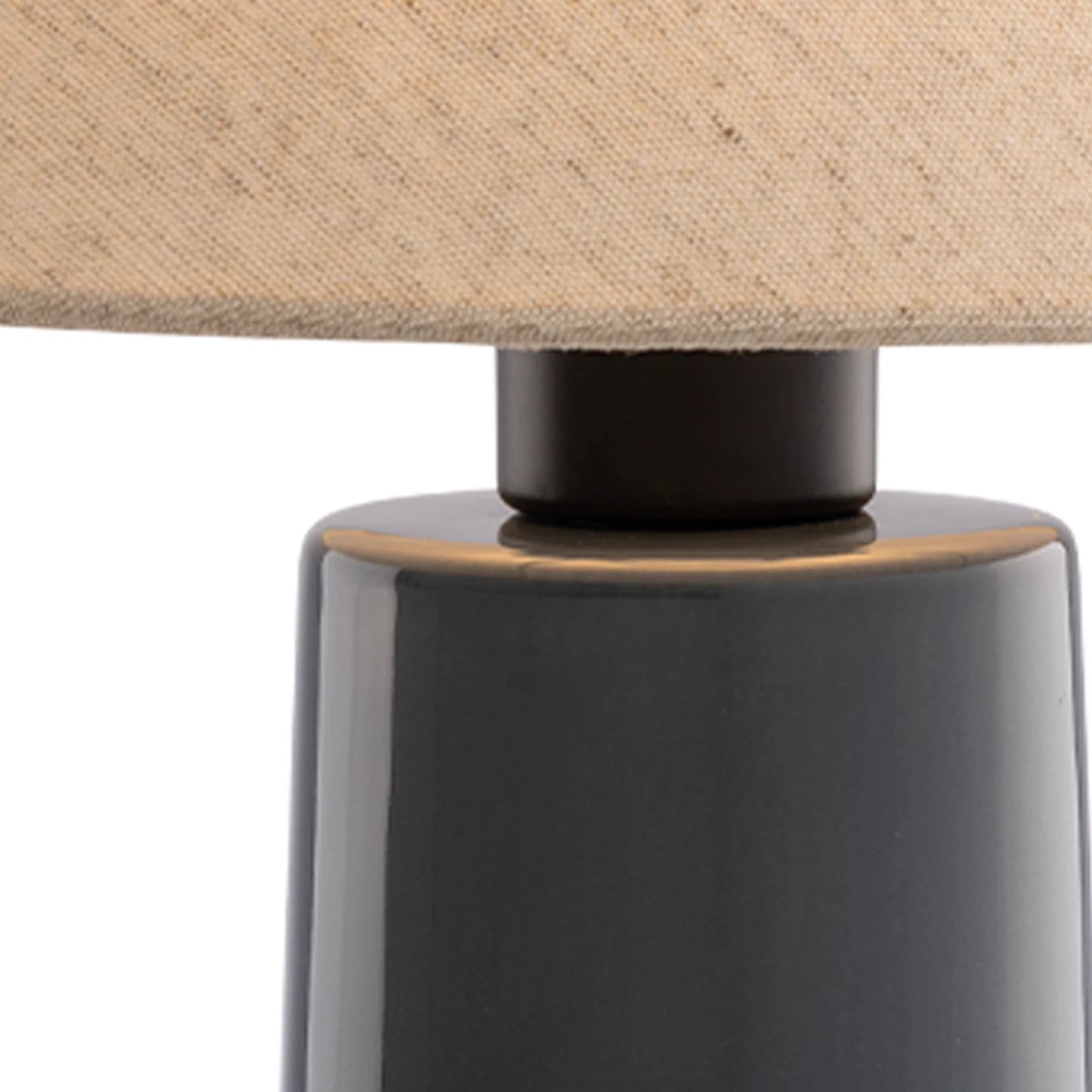 Amaya Ceramic Table Lamp - Navy Blue Table Lamp Mayfield Lighting