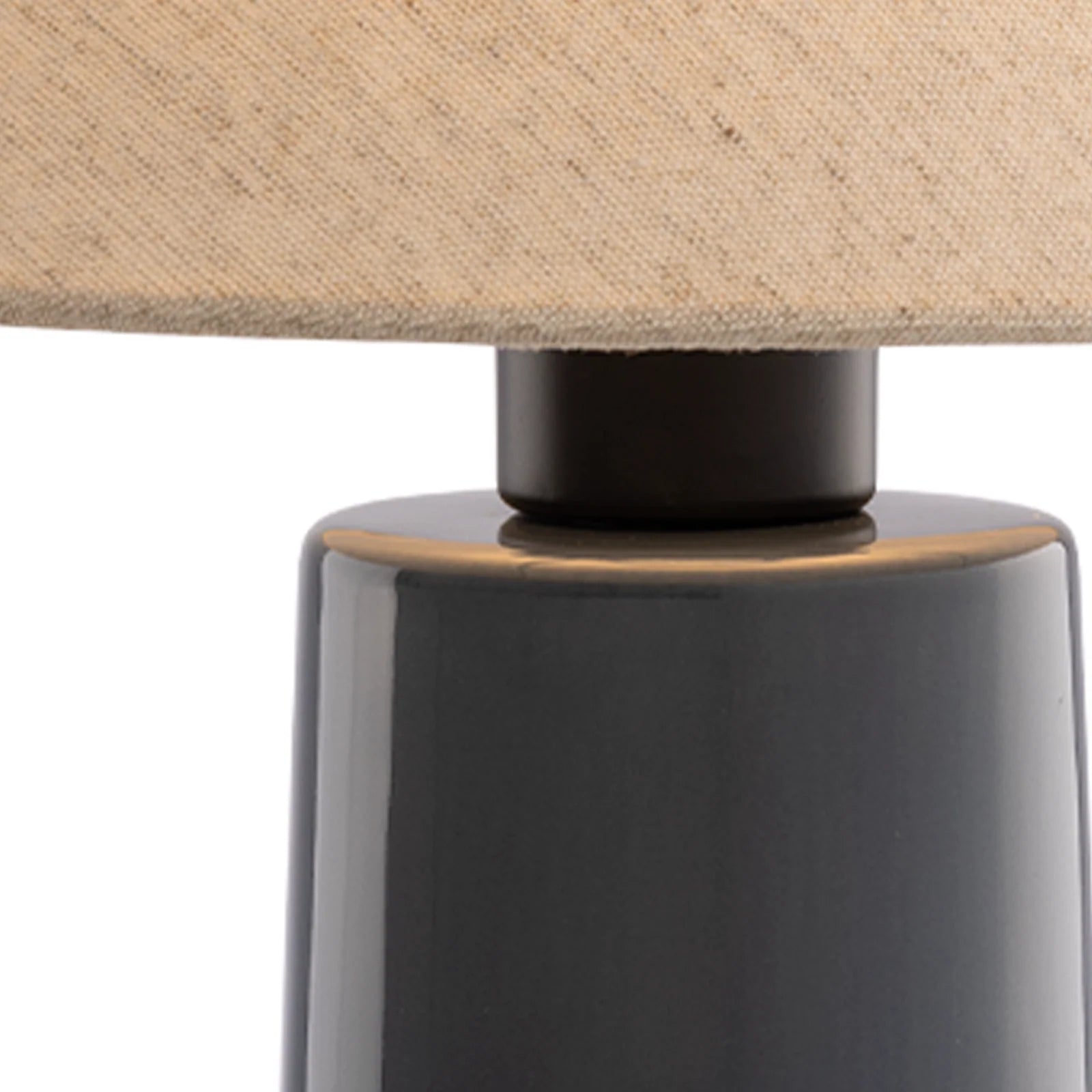 Amaya Ceramic Table Lamp - Navy Blue Table Lamp Mayfield Lighting