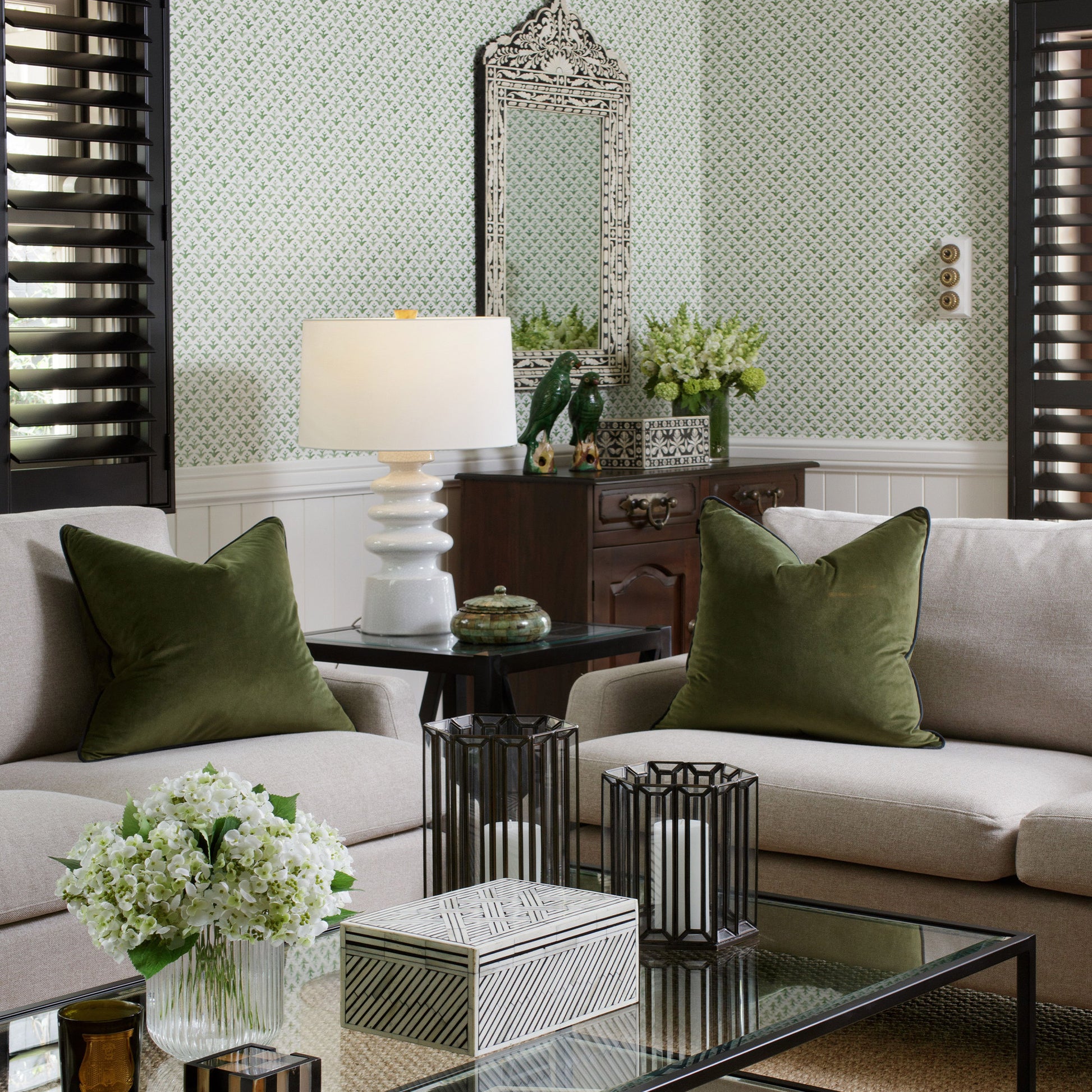 Julie Neill Andreas Medium Ceramic Table Lamp - White Table Lamp Bloomingdales Lighting   
