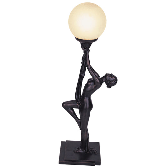 Anne Sculptural Art Deco Table Lamp Table Lamp G&G Bros