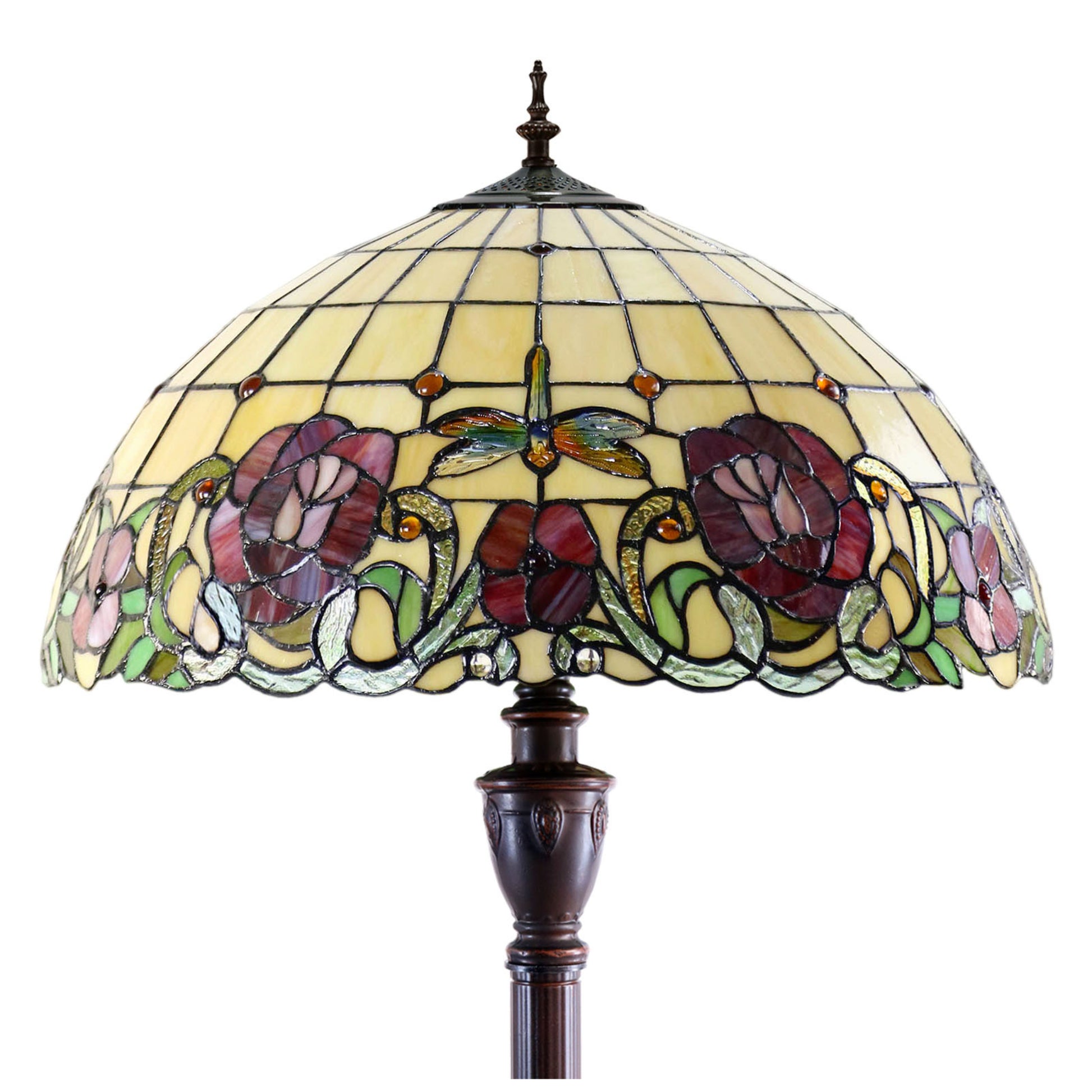 Armadeus Stained Glass Floor Lamp Floor Lamp G&G Bros